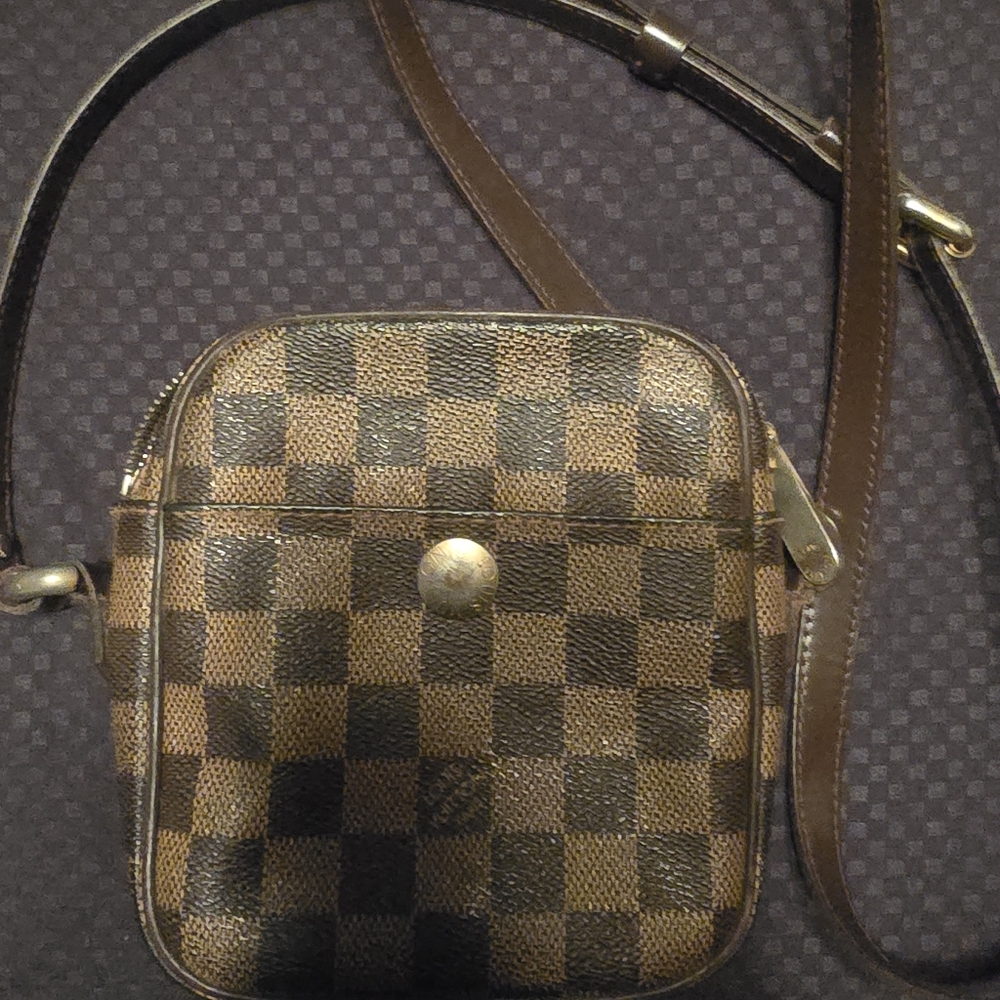 LV Damier Compact Shoulder Bag